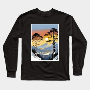 Lookout Pass ski Idaho usa Long Sleeve T-Shirt